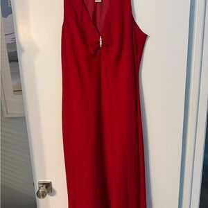 Jones New York Red Maxi Dress